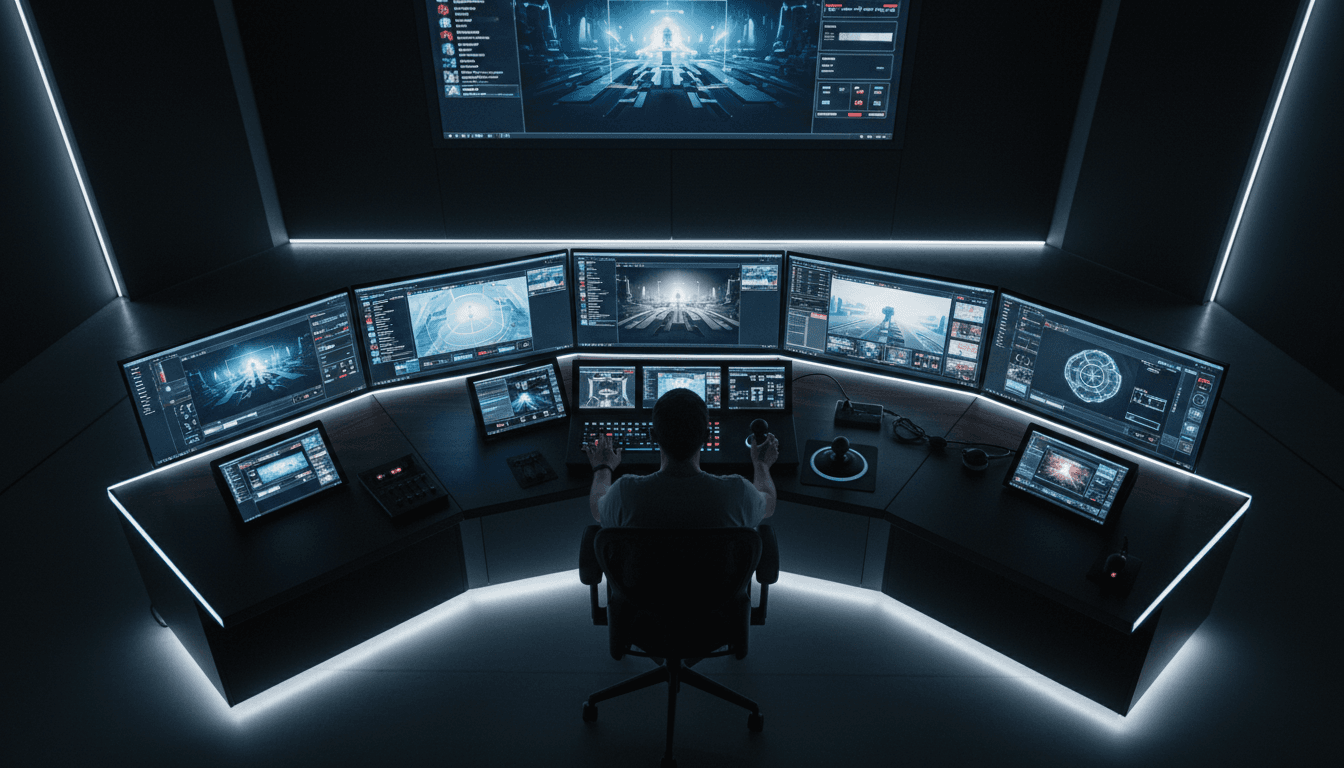 Video engineer at switcher