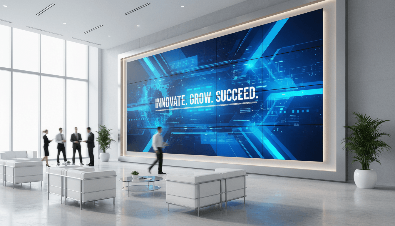 LED video wall in full display at a high-energy live show