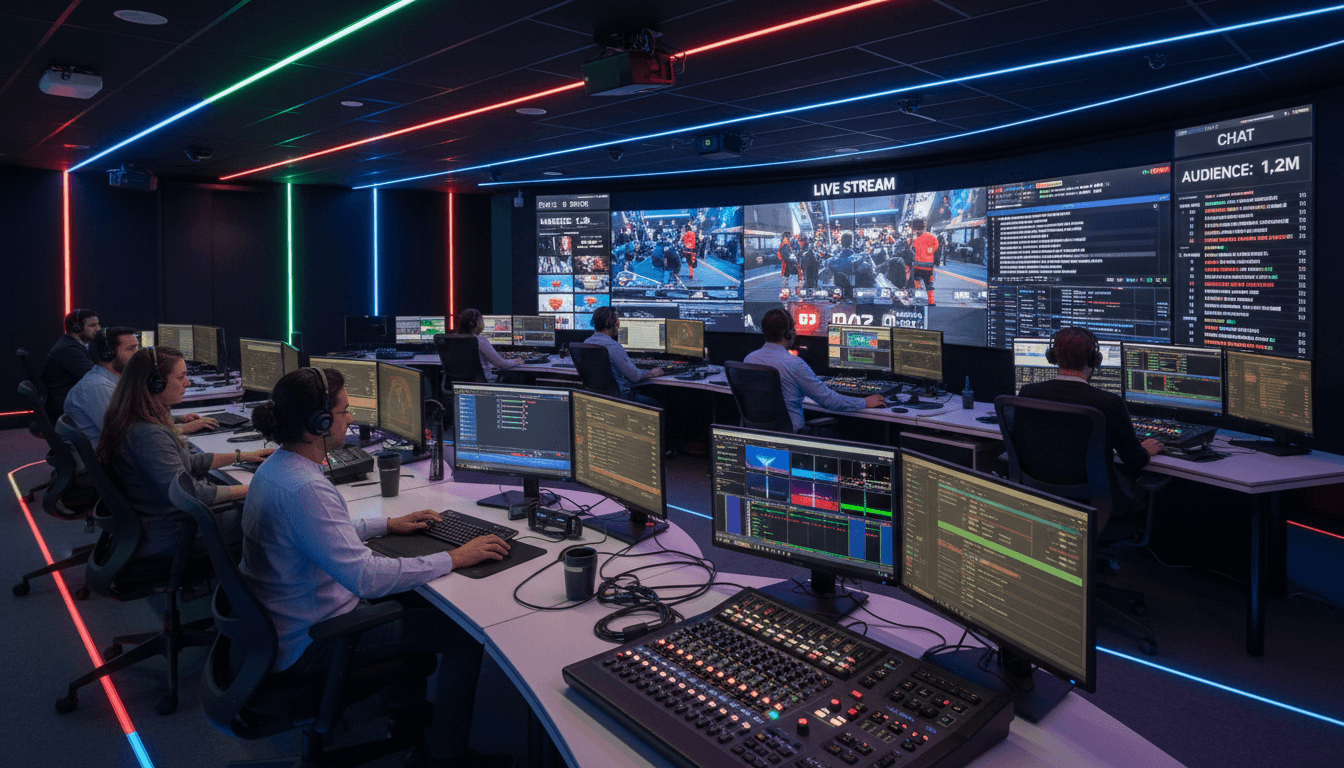 Live video switcher close-up